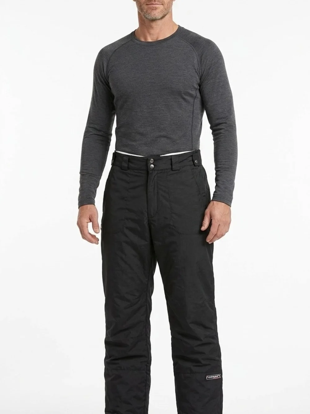 Vintage Columbia Convert Black Snow Pants
